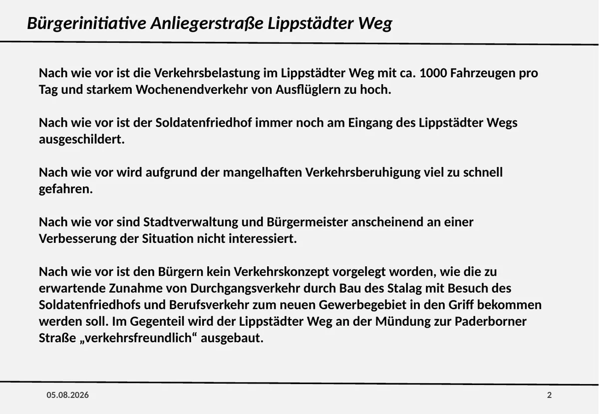 Folie 2 – Aktuelle Kritikpunkte